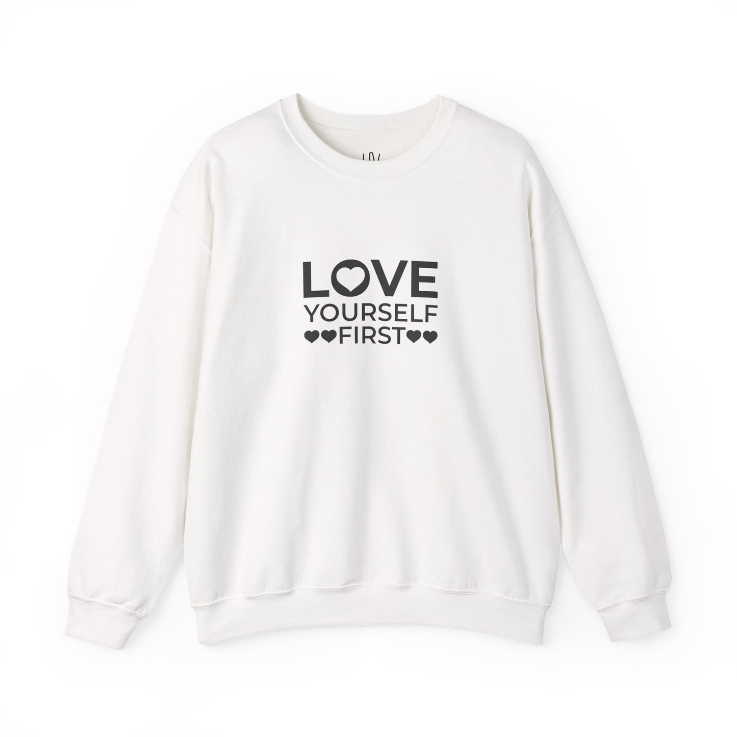 Love Yourself First Minimalist Crewneck Sweatshirt