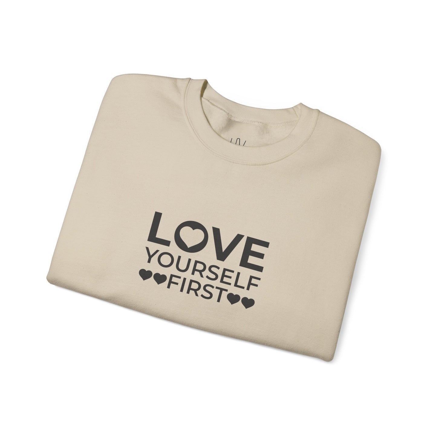 Love Yourself First Minimalist Crewneck Sweatshirt