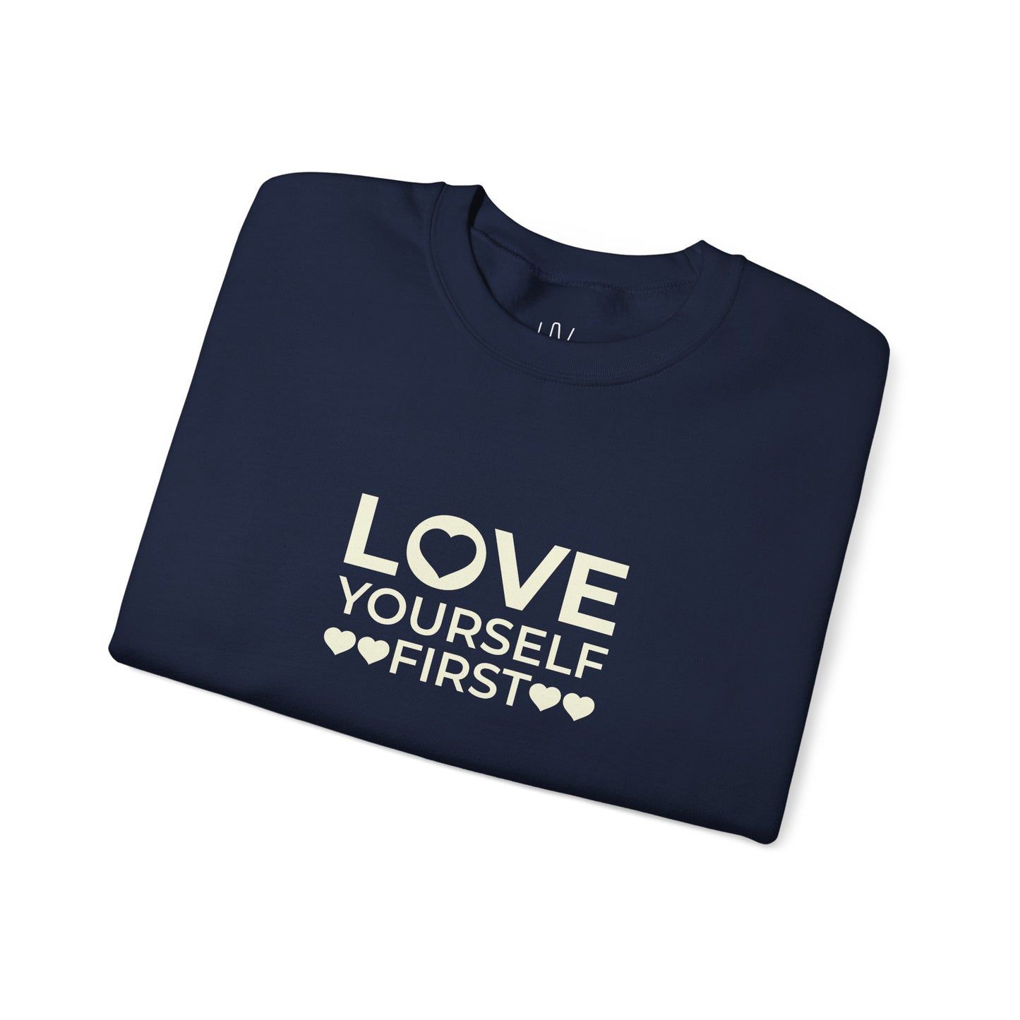 Love Yourself First Minimalist Crewneck Sweatshirt