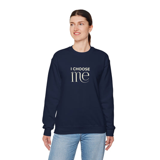 I Choose Me Minimalist Crewneck Sweatshirt