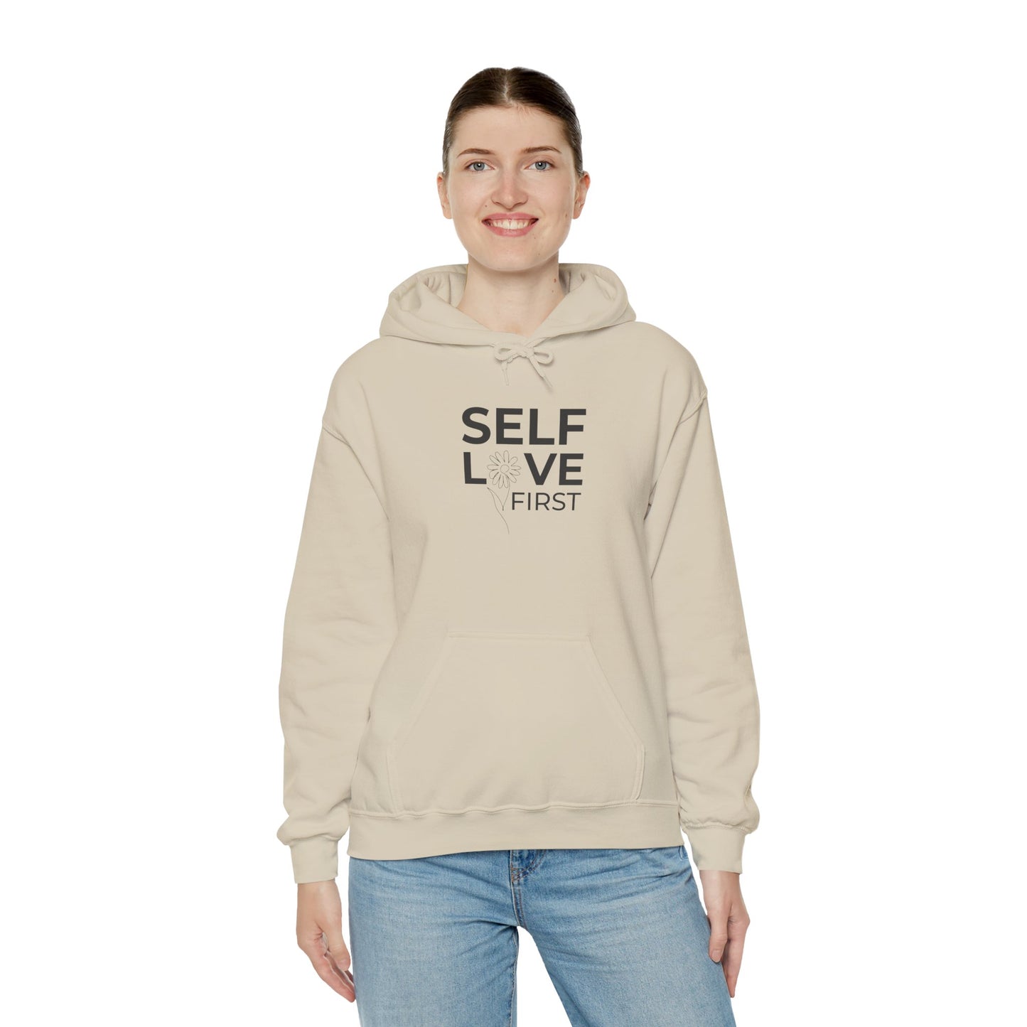 Self Love First Minimalist Hoodie