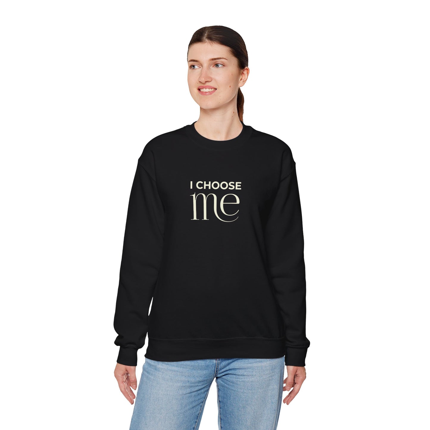 I Choose Me Minimalist Crewneck Sweatshirt