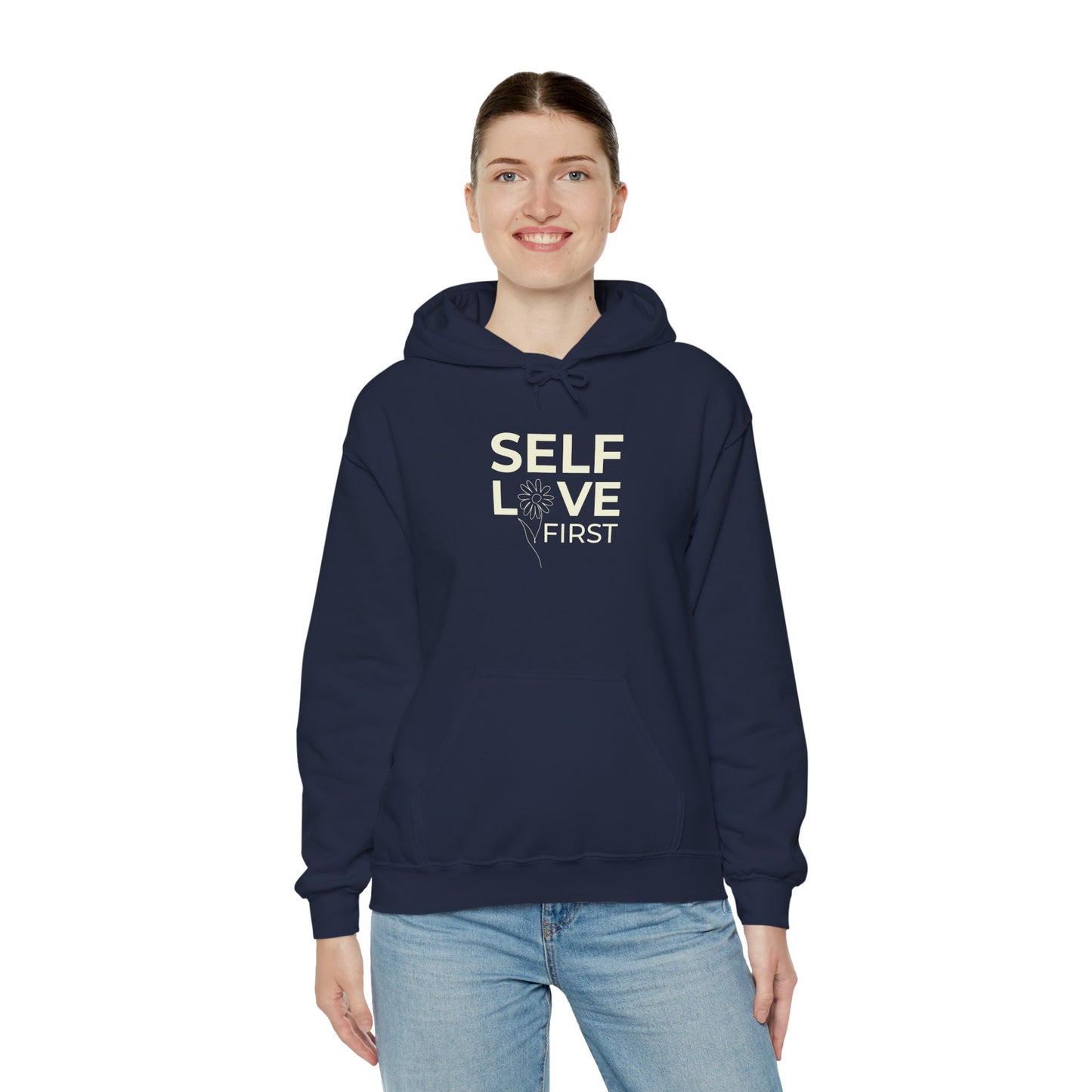 Self Love First Minimalist Hoodie