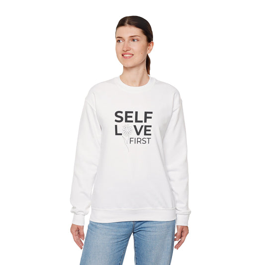 Self Love First Minimalist Crewneck Sweatshirt