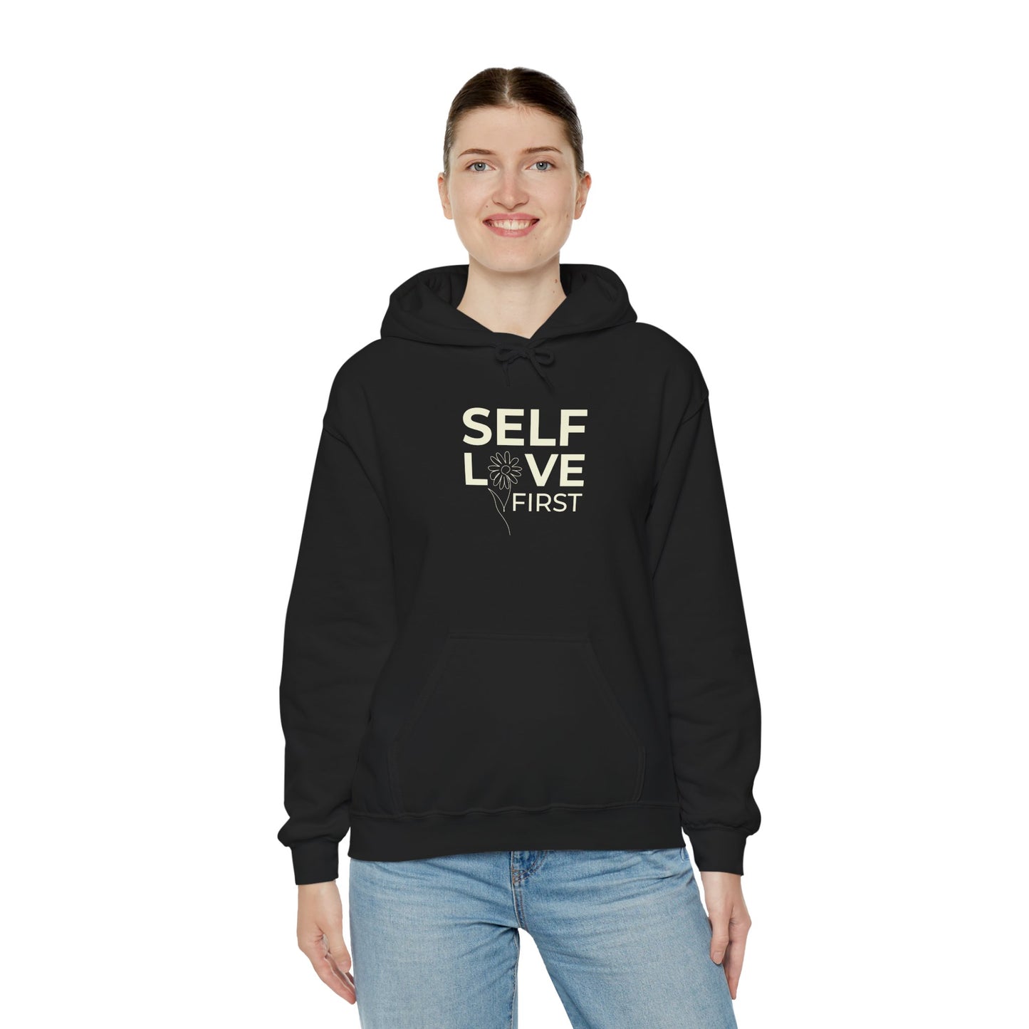 Self Love First Minimalist Hoodie