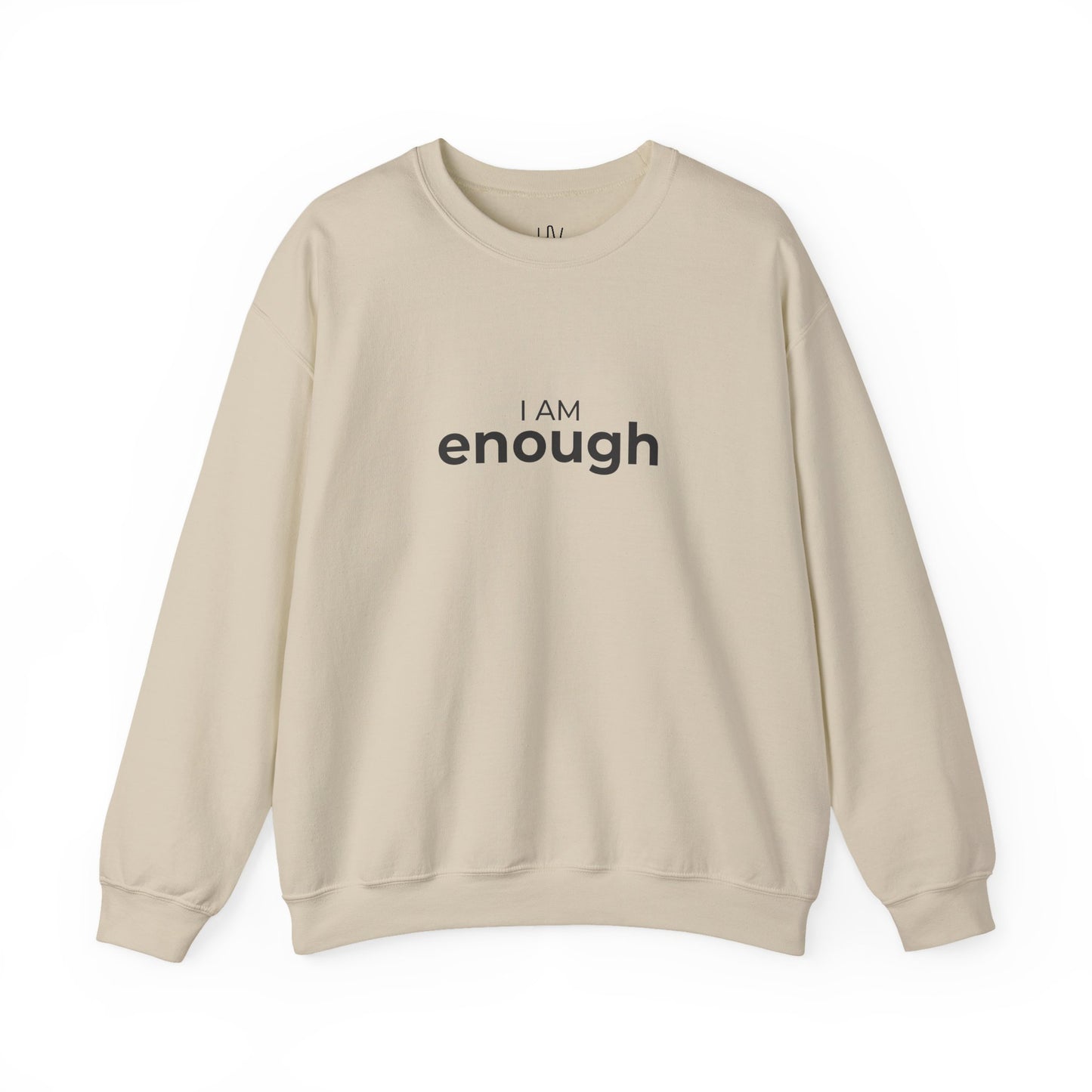 I Am Enough Minimalist Crewneck Sweatshirt