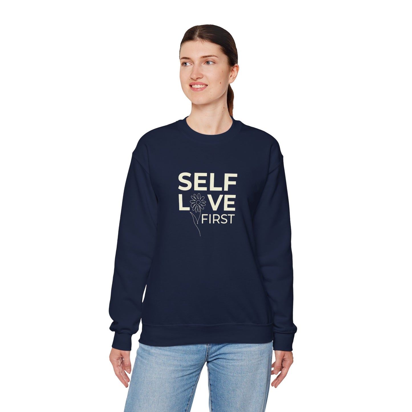 Self Love First Minimalist Crewneck Sweatshirt