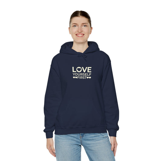 Love Yourself First Self-Love Hoodie