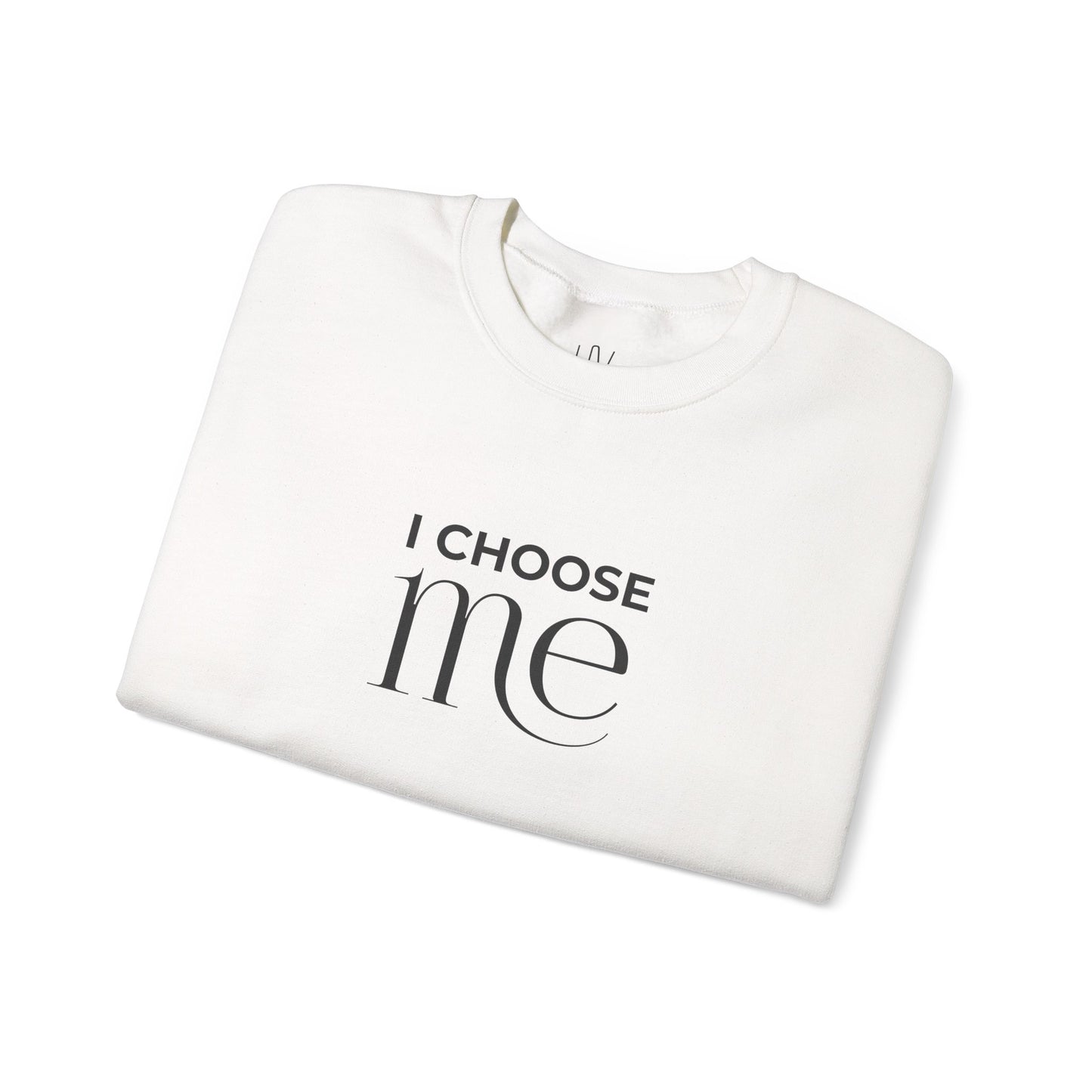 I Choose Me Minimalist Crewneck Sweatshirt