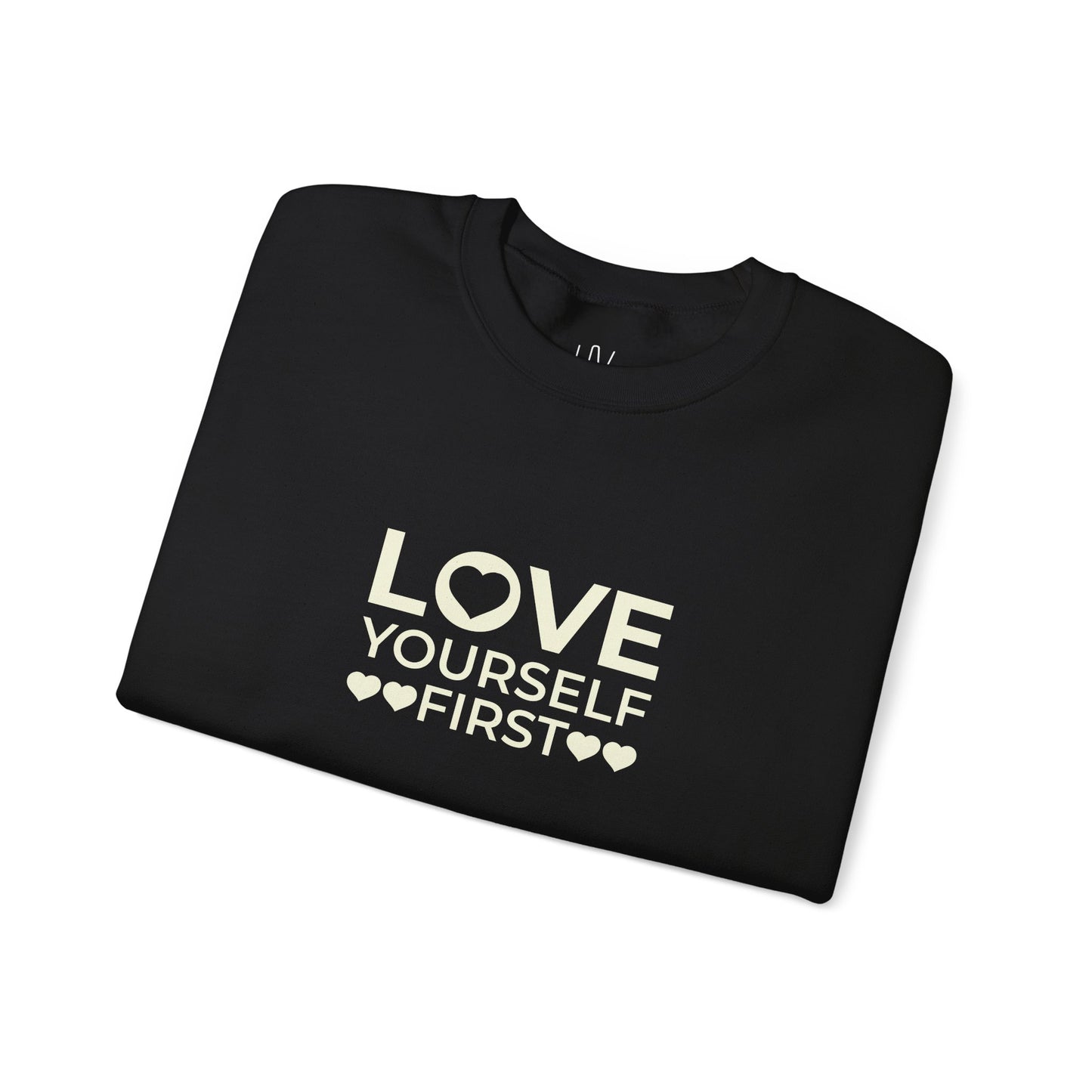 Love Yourself First Minimalist Crewneck Sweatshirt