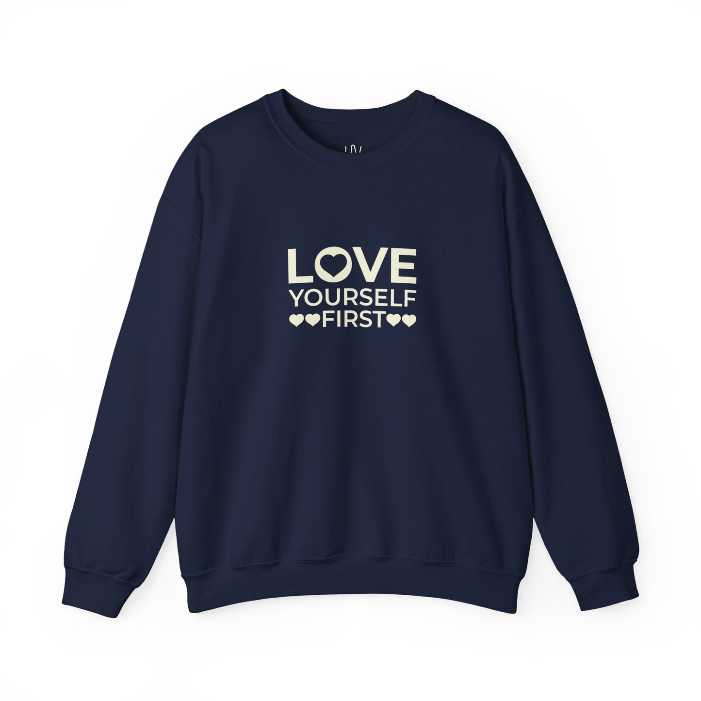 Love Yourself First Minimalist Crewneck Sweatshirt