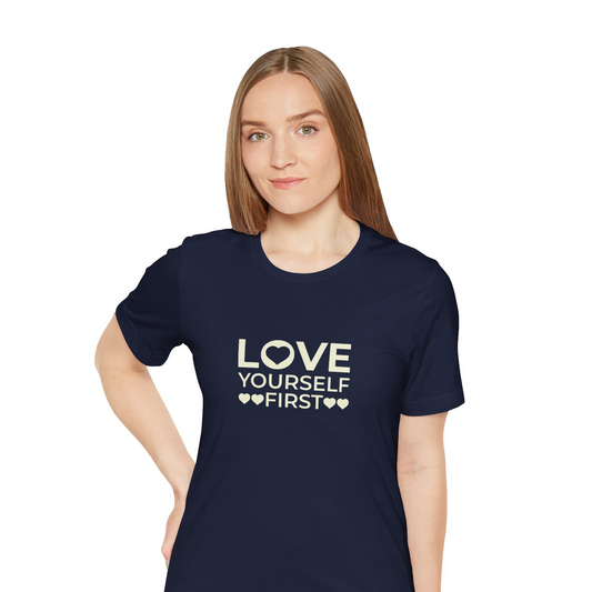 Love Yourself First Minimal Self-Love Tee